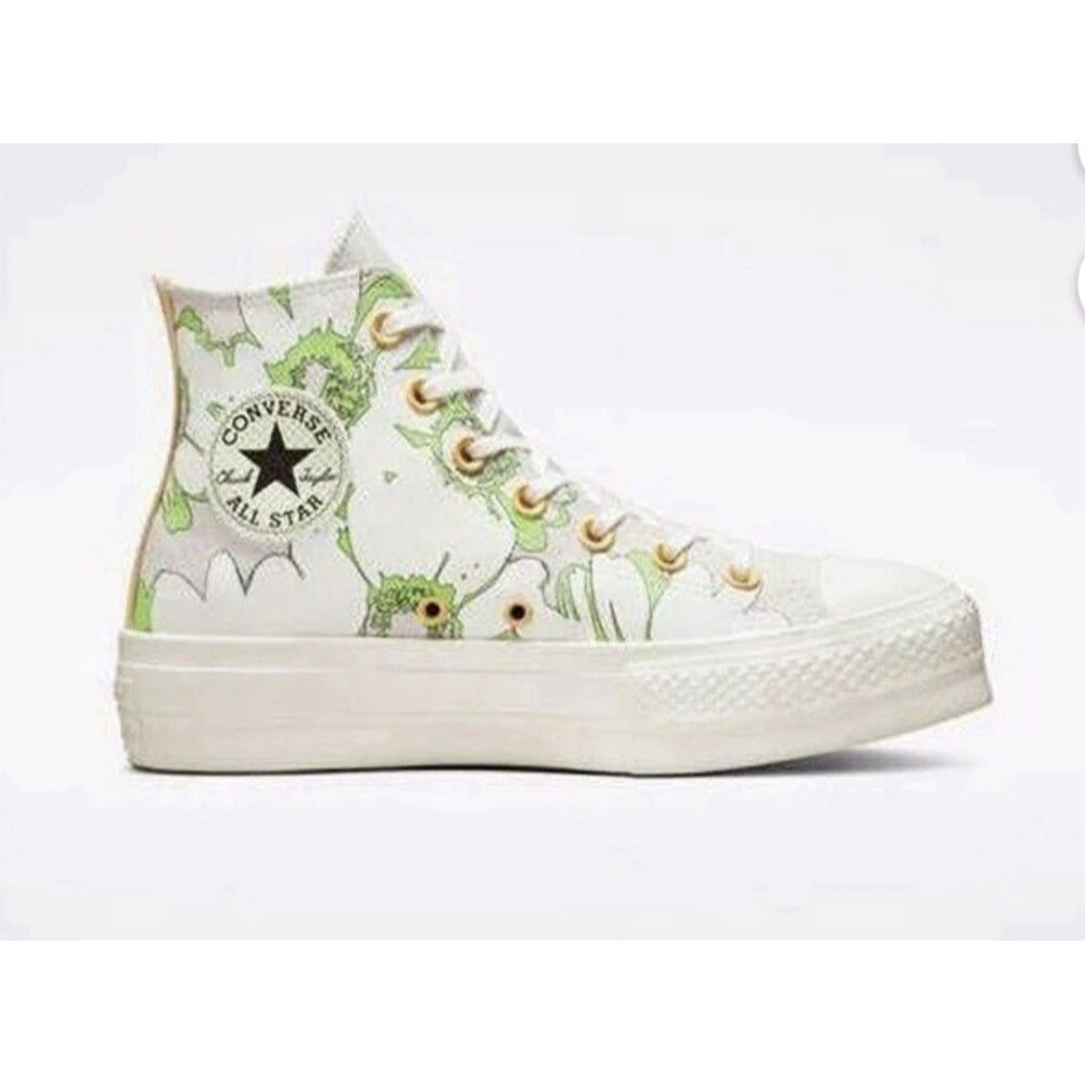 Converse Chuck Taylor All Star Hightop Crafted Floral Women’s  8  Sneakers